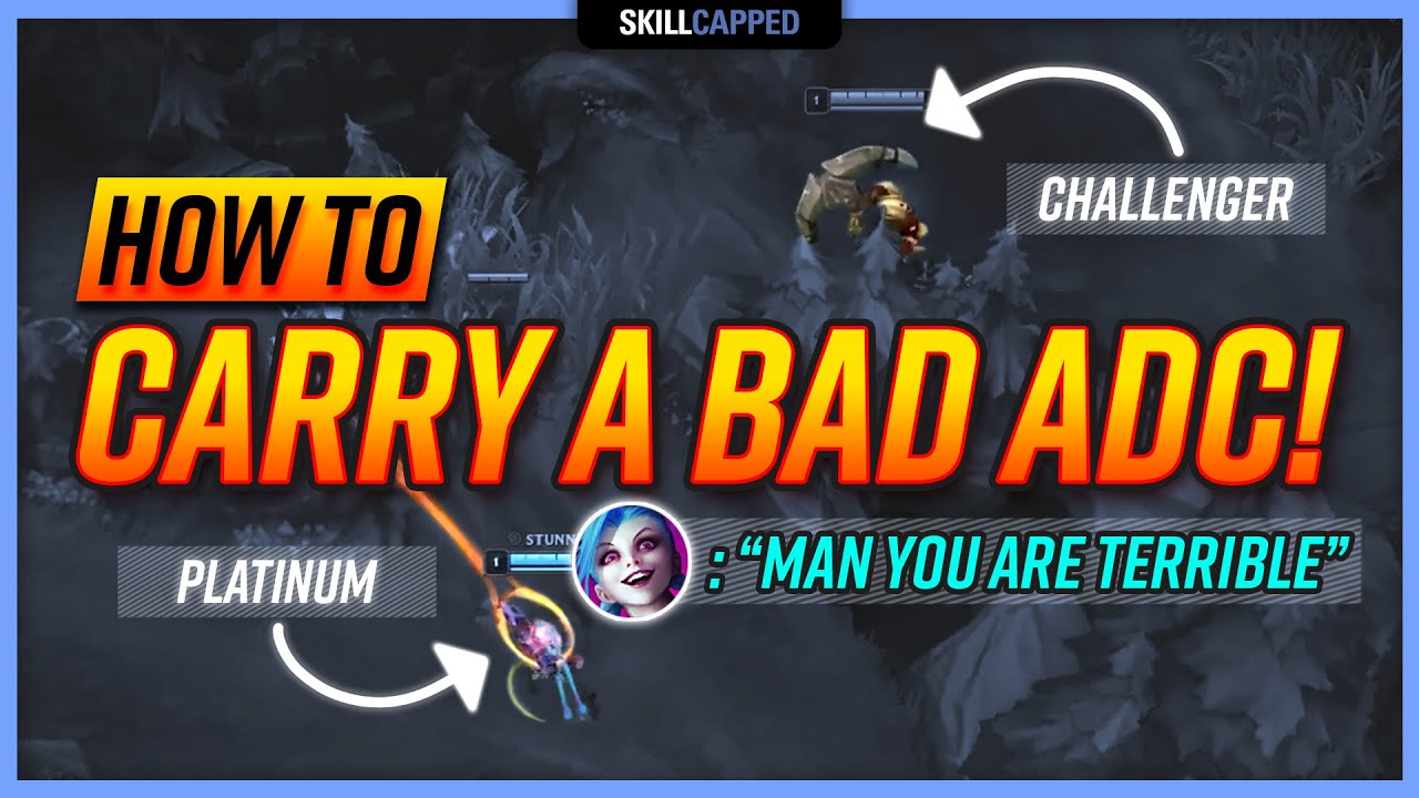 How to Carry BAD LOW ELO ADC Players as SUPPORT! - Support Guide