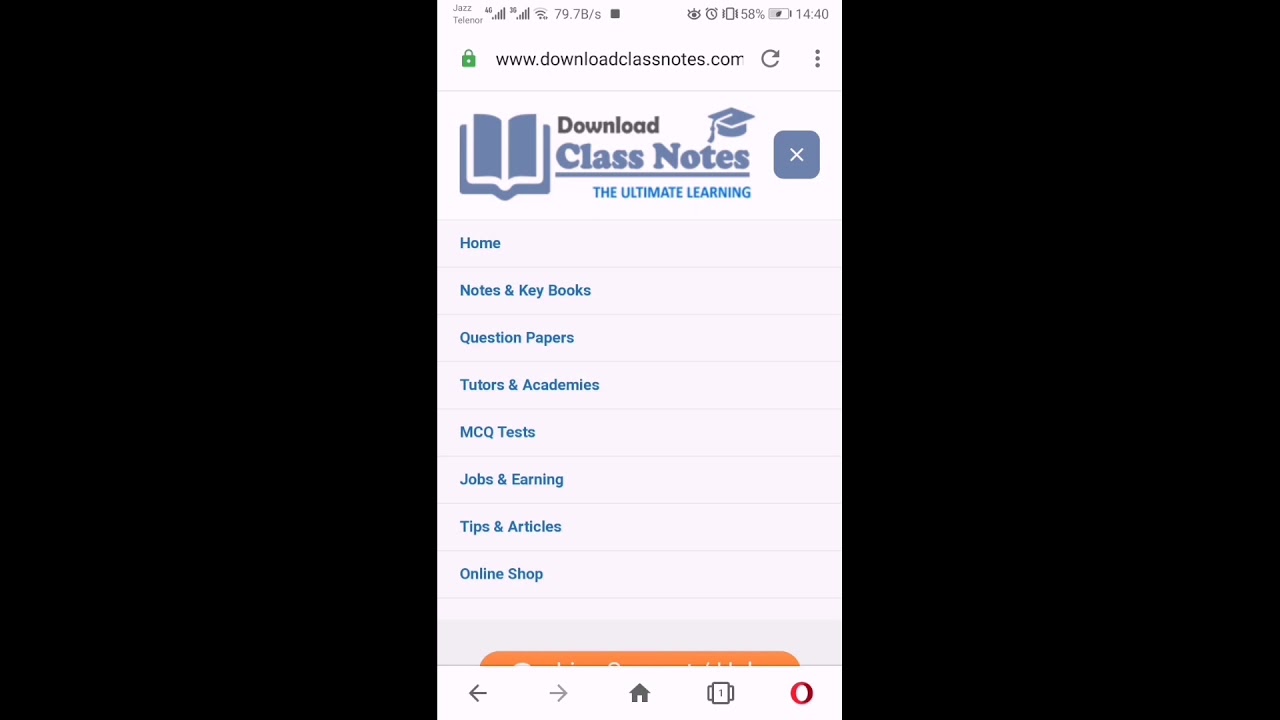 How to Download & Print Notes (For Mobile Users)