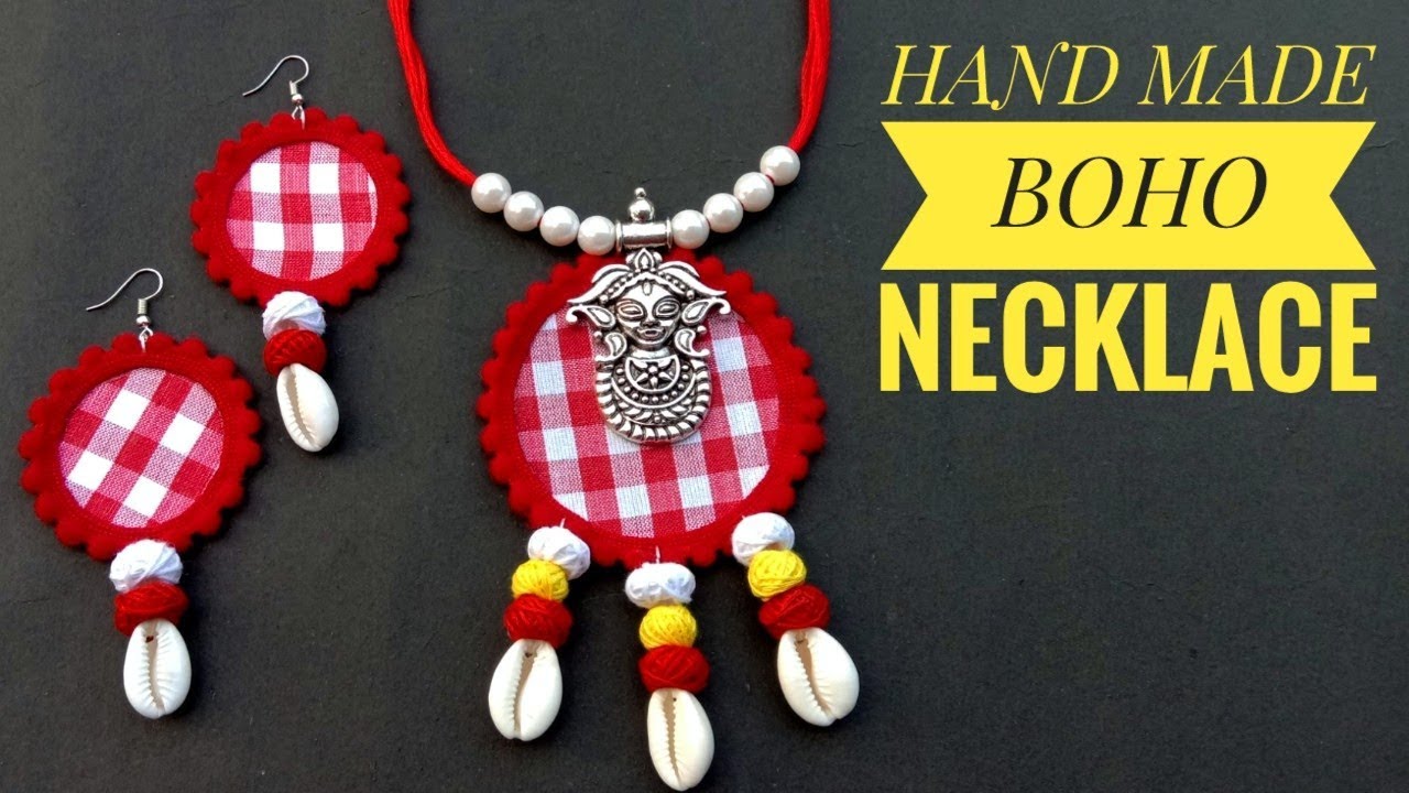 Handmade Jewellery//Necklace Making//At Home// Useful & Easy
