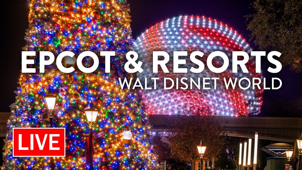 🔴LIVE: A Festive Evening at EPCOT & Resorts | Walt Disney World Live Stream