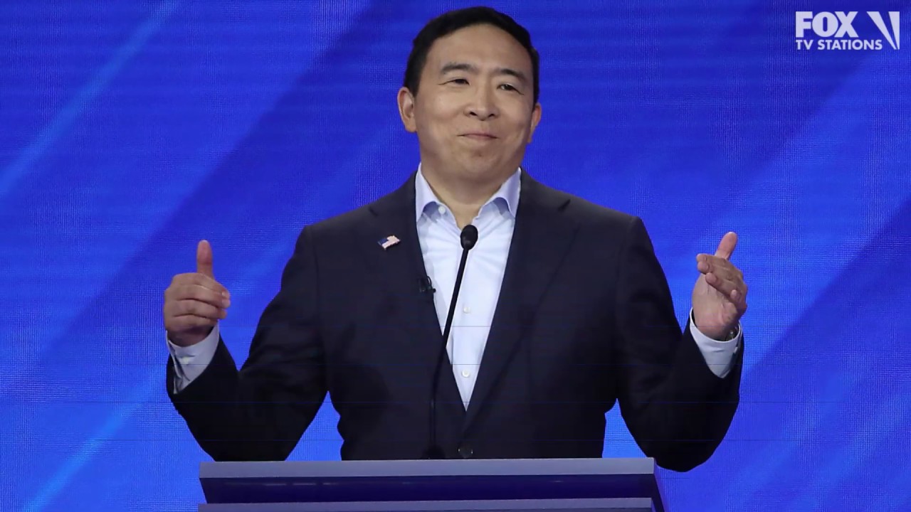 Andrew Yang, 2020 democratic hopeful, announces plans to give away $1K per month to 10 families