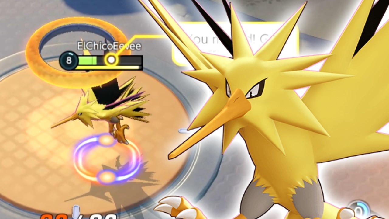 ZAPDOS NEW ATTACKER GAMEPLAY - Pok&eacute;mon UNITE