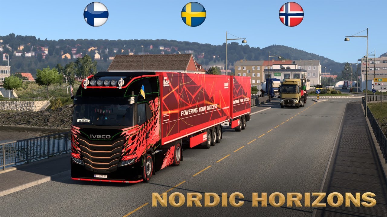 Euro Truck Simulator - 2 | Кілометрами Європи | Досліджуємо Скандинавію.