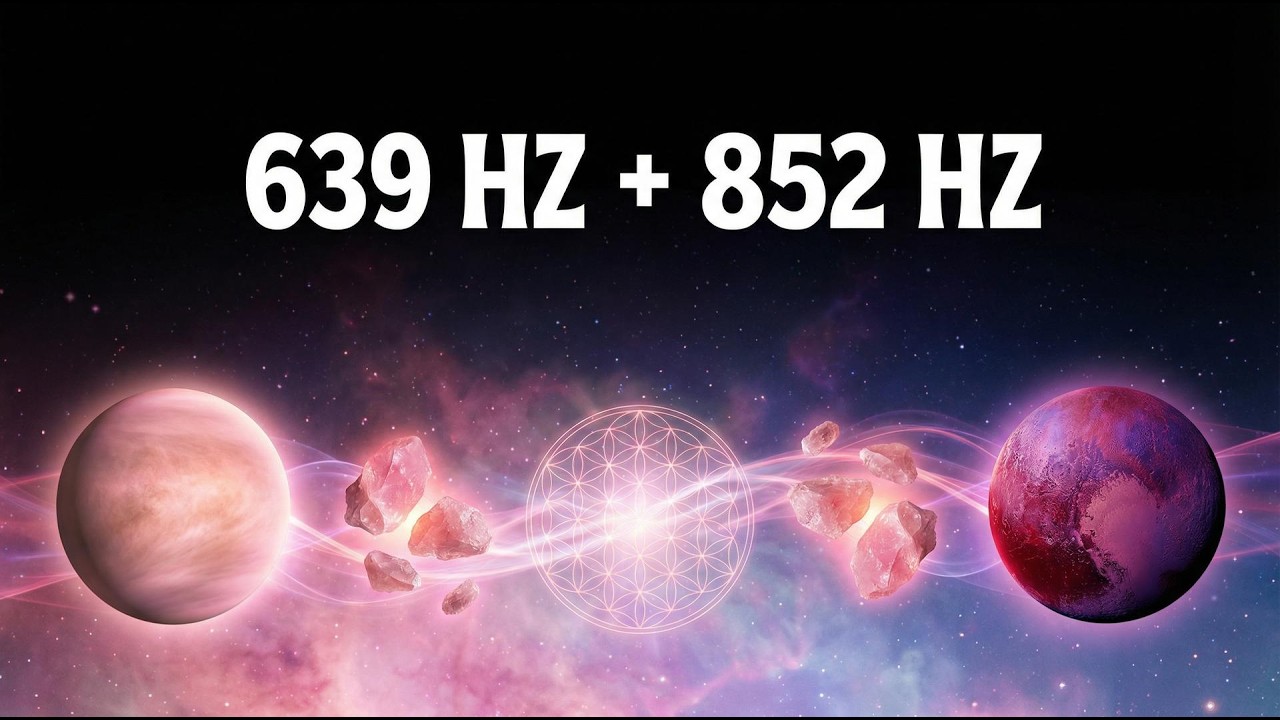 Full Love Activation: 639Hz + 852Hz Venus Sextil Pluto Solfeggio Frequencies