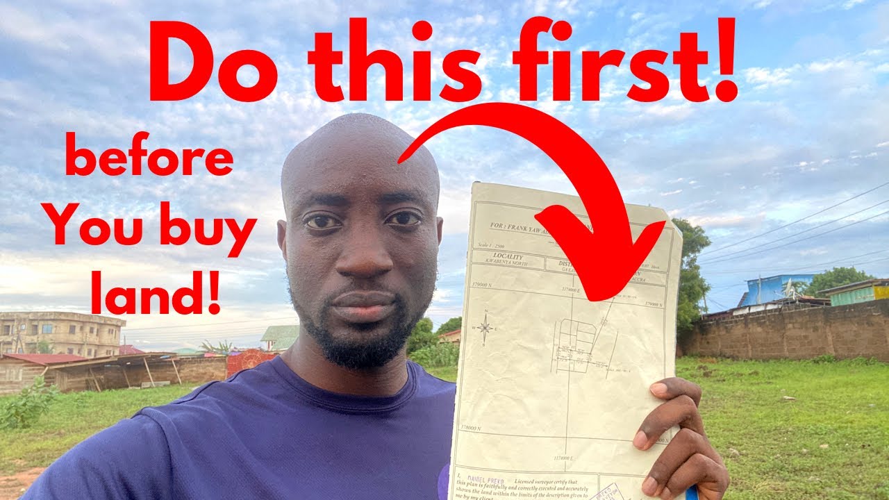 Do this before you buy land in Ghana 🇬🇭 - How I lost $20,000