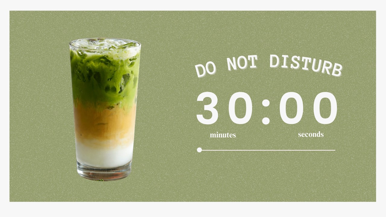 30/5 Pomodoro Study With Me - 3.5 Hours 🍑 𝓶𝓪𝓽𝓬𝓱𝓪 𝓹𝓮𝓪𝓬𝓱 𝓵𝓪𝓽𝓽𝓮 to find your flow