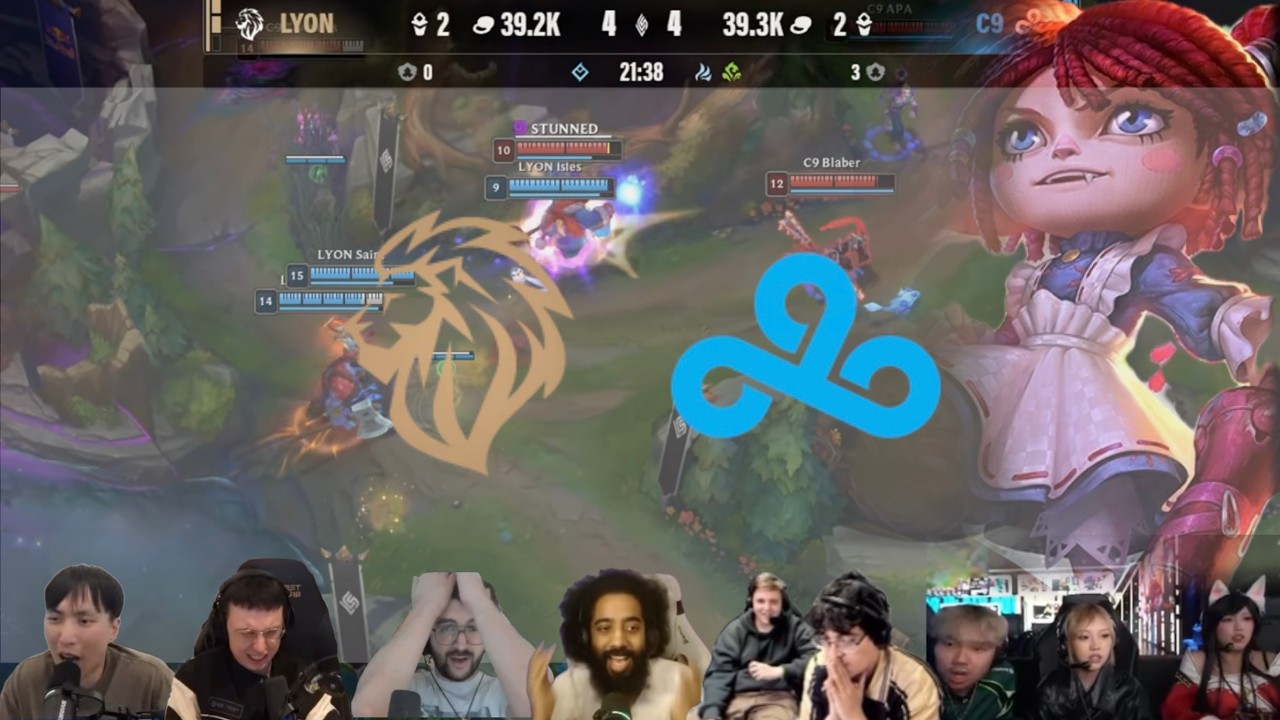 Streamers React to LYON Poppy Gaming | 2026 LCS Lock In Grand Final C9 vs LYON G4
