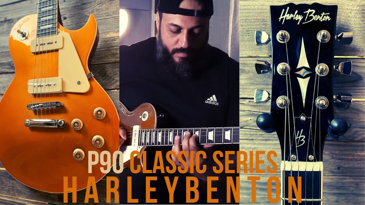 Harley Benton SC 450 P90 Guitar Demo