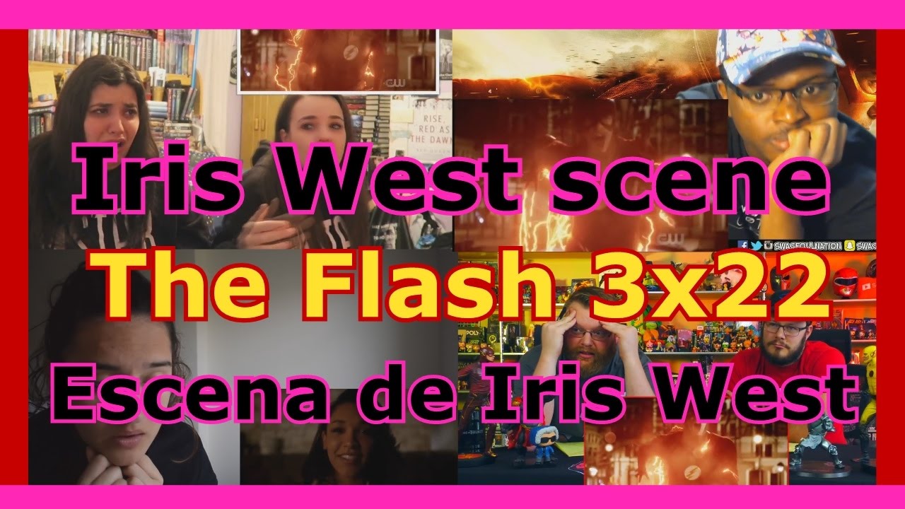 Reacciones: Escena de Iris West | The Flash 3x22 | Recopilación de reacciones