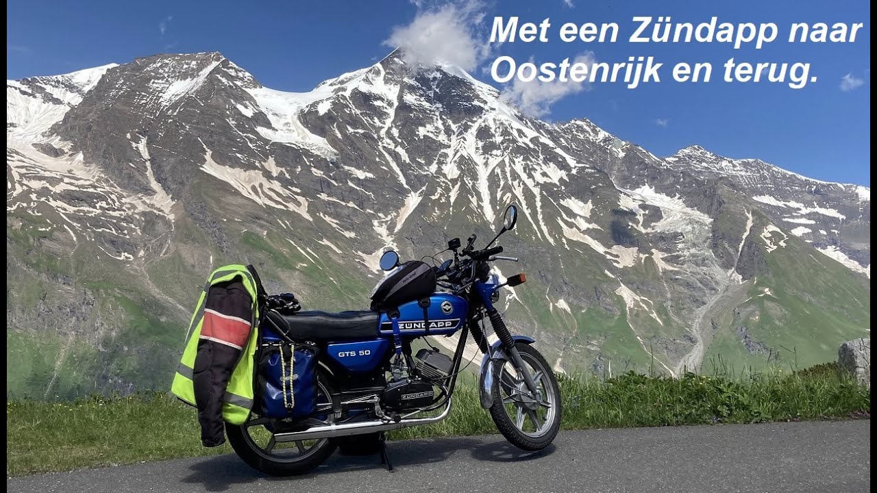 Edelweisspitze juni 2022 met de Zündapp GTS50