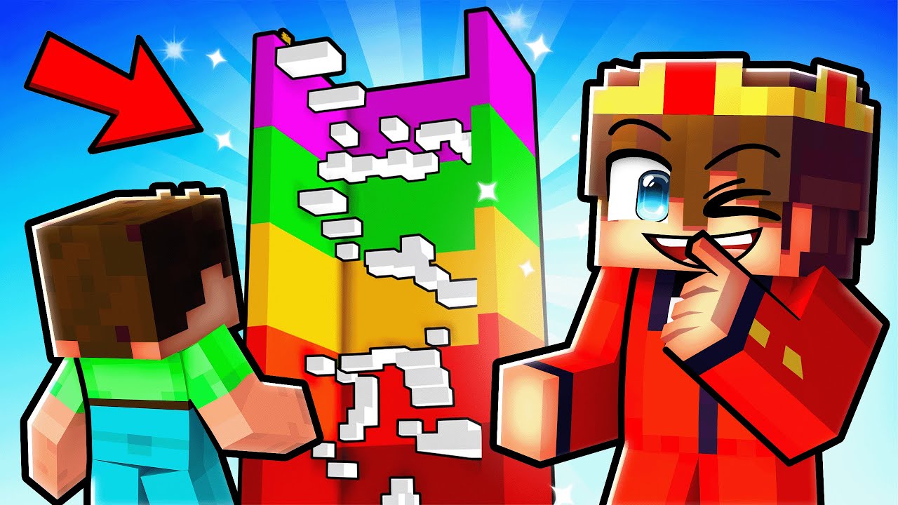 Ich Fange Meine Freunde in Einem TROLL TURM! (Minecraft)