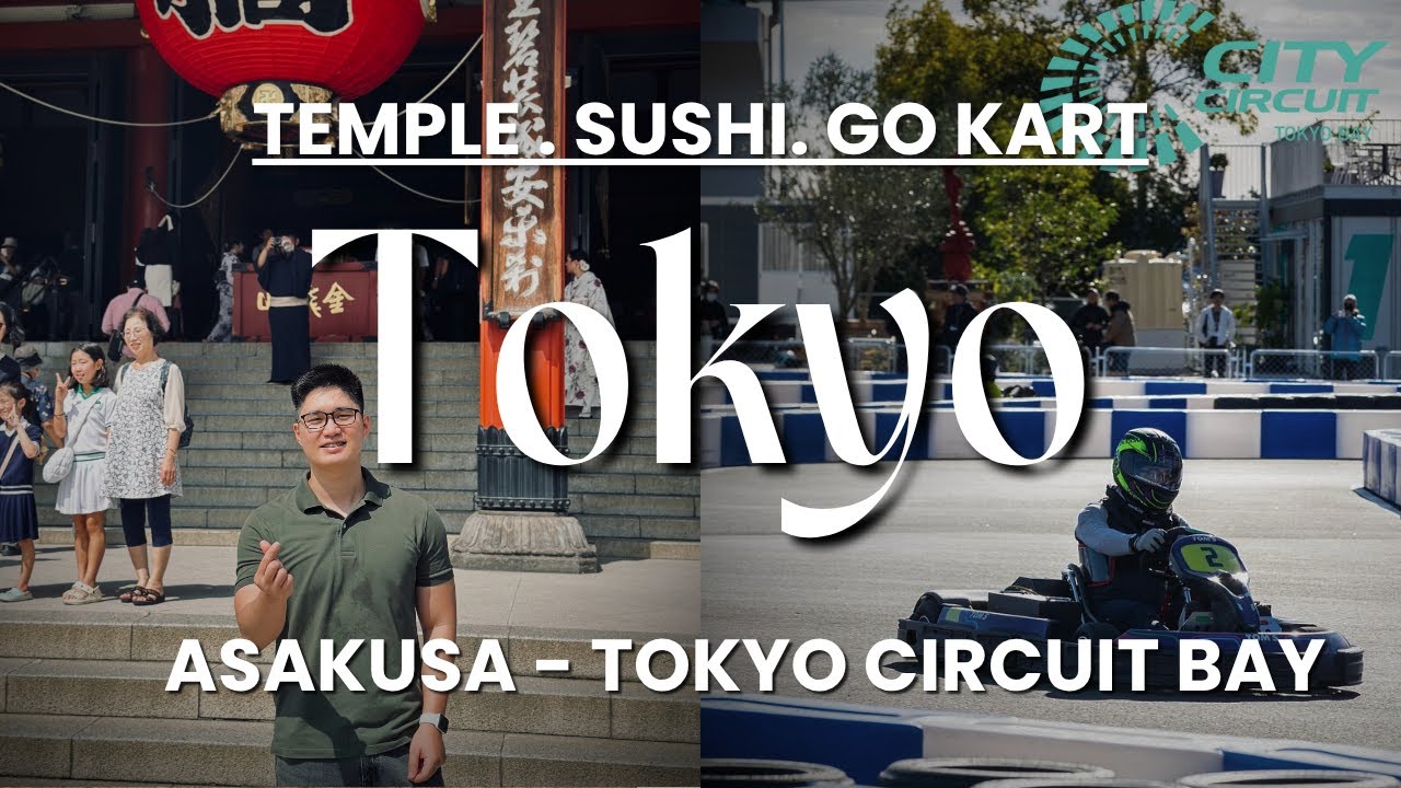 TOKYO City Circuit Kart → Sushi Feast → Shibuya Shopping Night! 🇯🇵