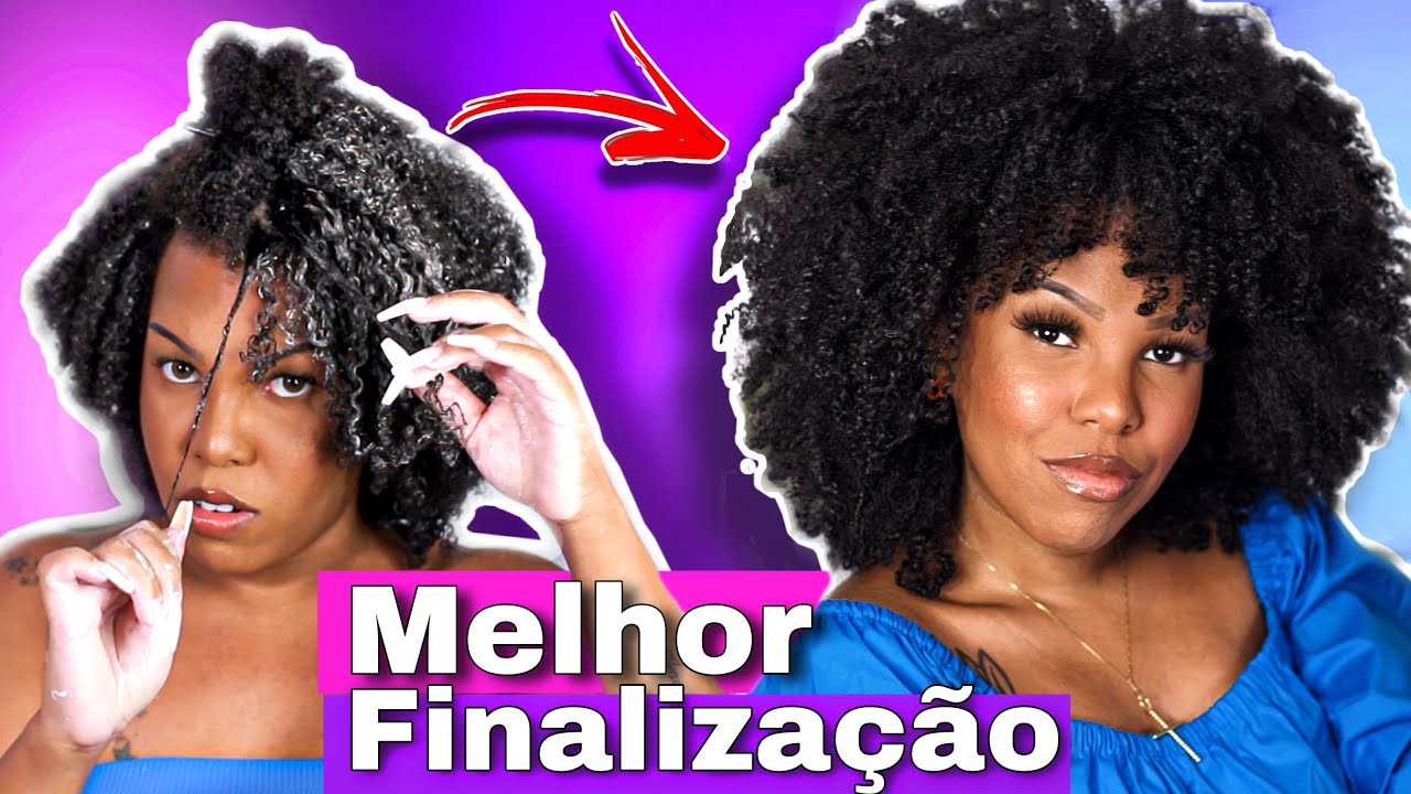 FINALIZAÇÃO ATUALIZADA DEFINIÇÃO E VOLUME CABELO CRESPO