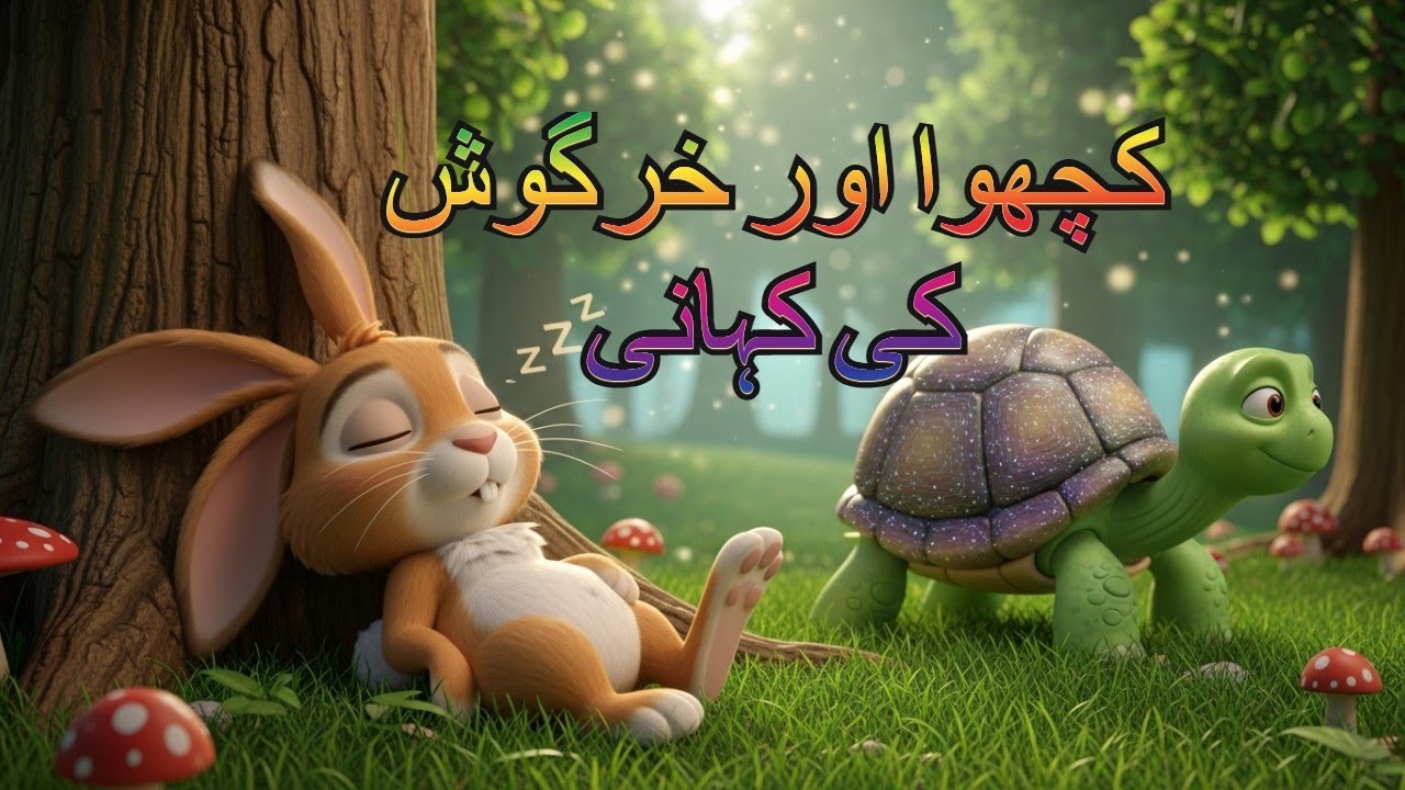 کچھوا اور خرگوش کی کہانی | Moral Story in Urdu | Tortoise and Hare Story