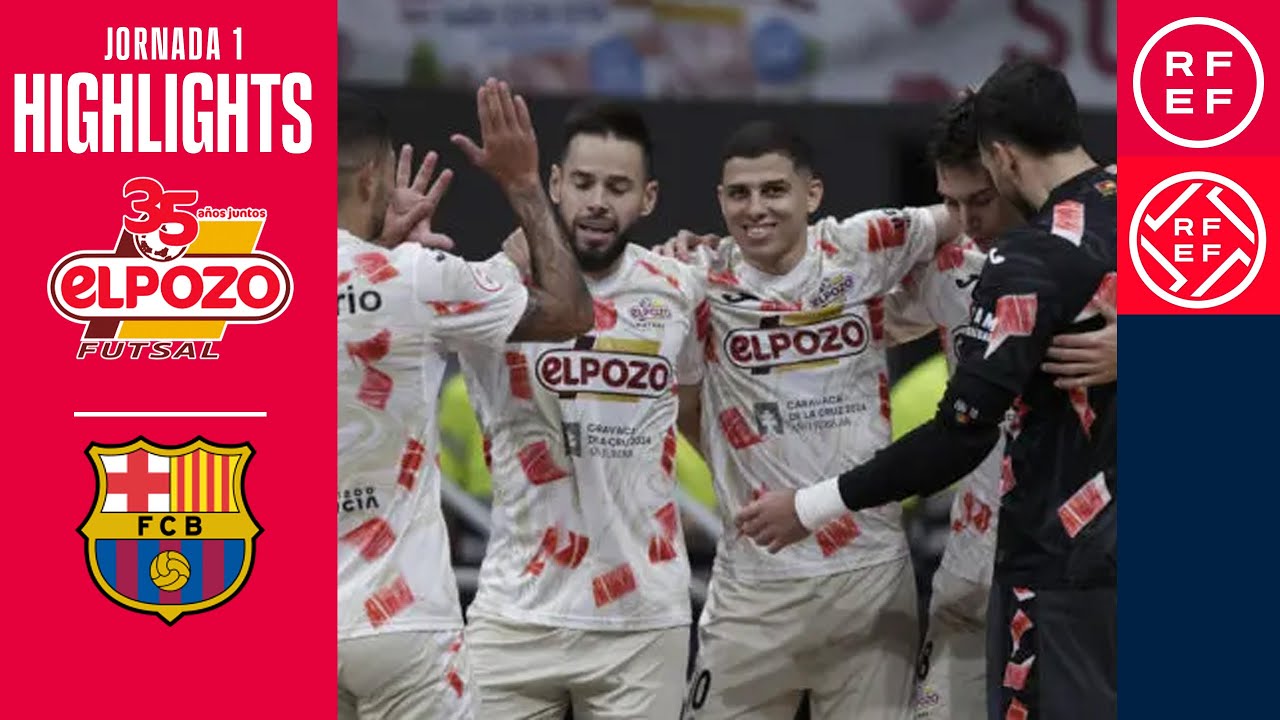 Resumen #PrimeraDivisiónFS | ElPozo Murcia Costa Cálida 5-2 Barça | Jornada 1