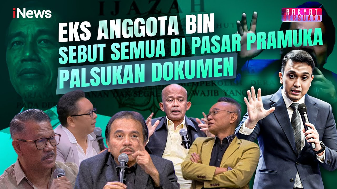 Blak-blakan! Eks Anggota BIN Sebut Semua di Pasar Pramuka Palsukan Dokumen | Rakyat Bersuara | 1/7
