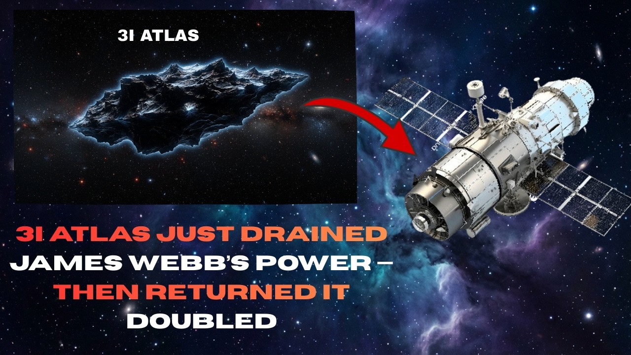 3I ATLAS Just Drained James Webb’s Power — Then Returned It DOUBLED
