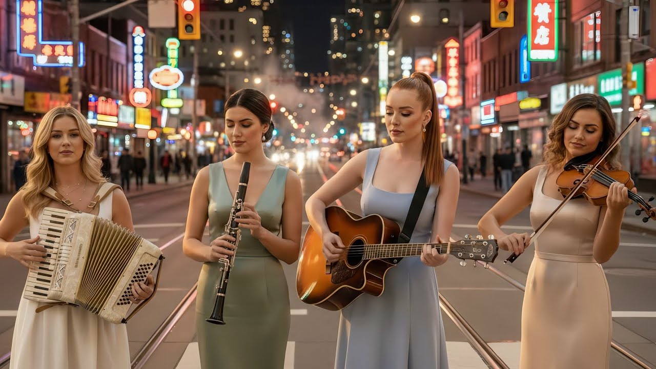 Night Mood City Glow - Flamenco, Accordion, Clarinet and Violin