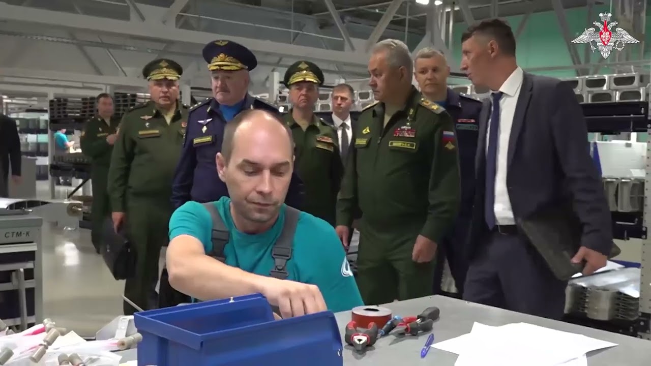 Шойгу на предприятии КТРВ 27 сентября 2023 г.