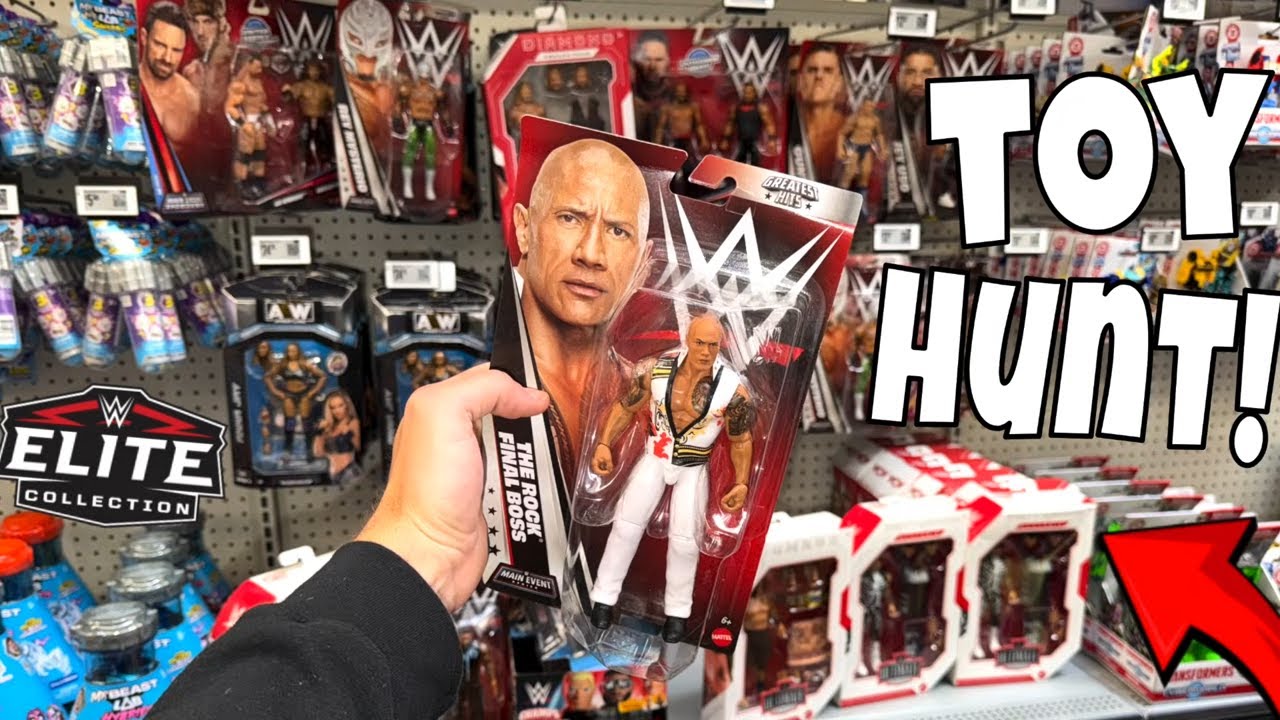 В ходе поиска игрушек WWE обнаружены новые фигурки!