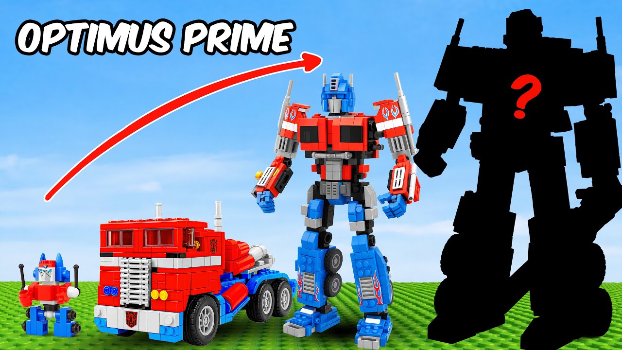 LEGO Transformers: Construyendo todas las versiones de Optimus Prime | ROBO Bricks Español