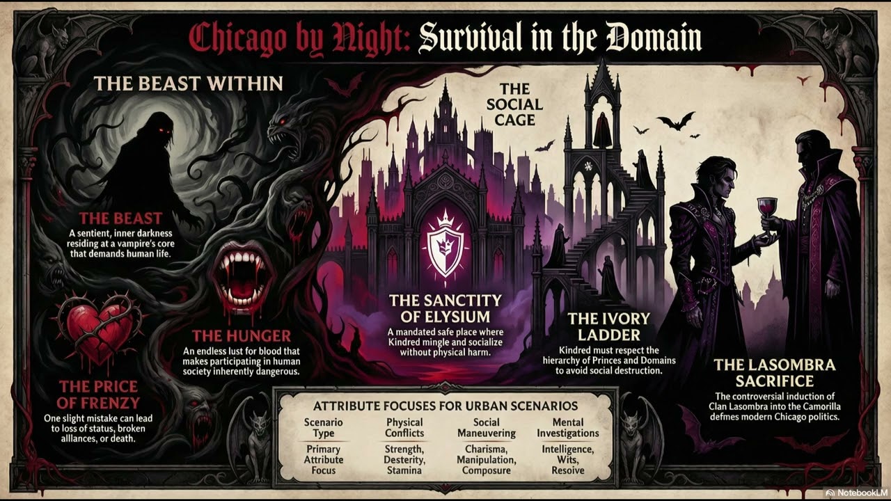 Vampire the Masquerade -  Chicago by Night -  AI Storytelling