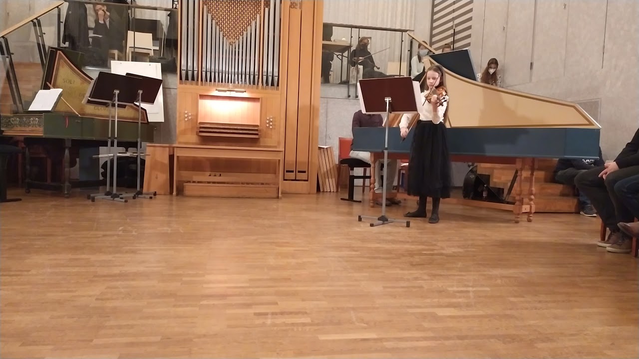 Violin. Handel. Violin sonata in G minor (HWV 364a) parts 1 & 4.