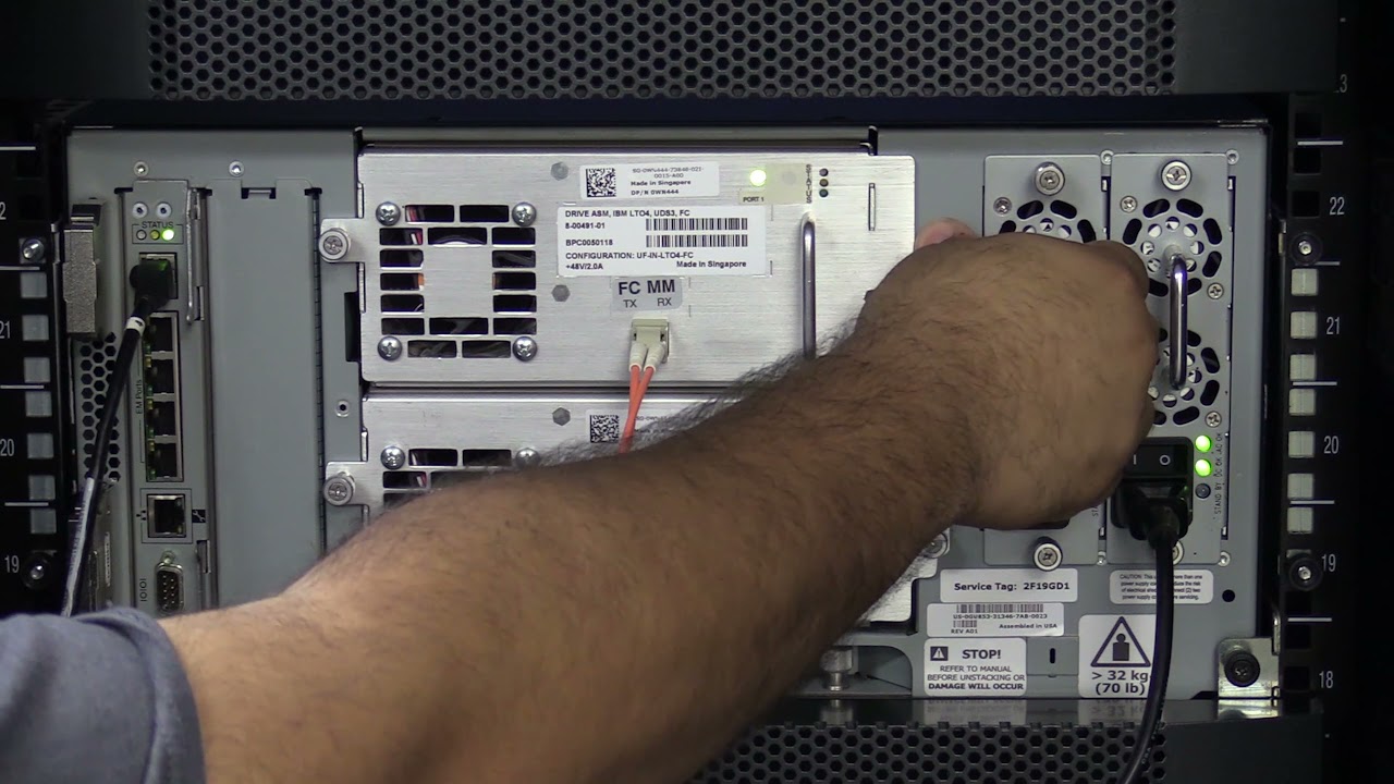 IBM 3576 (TS3310) Power Supply Replacement