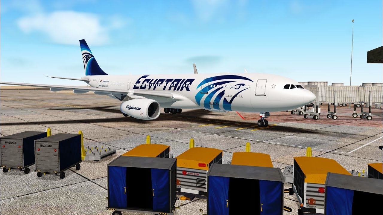 Cairo To Riyad international Airport | Egypt Air | Airbus A330-200 | RFS-Real Flight simulator