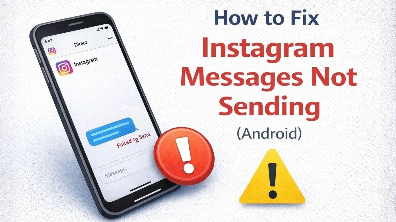 Сообщения в Instagram не отправляются на Android? Как исправить проблему с отправкой личных сообщ...