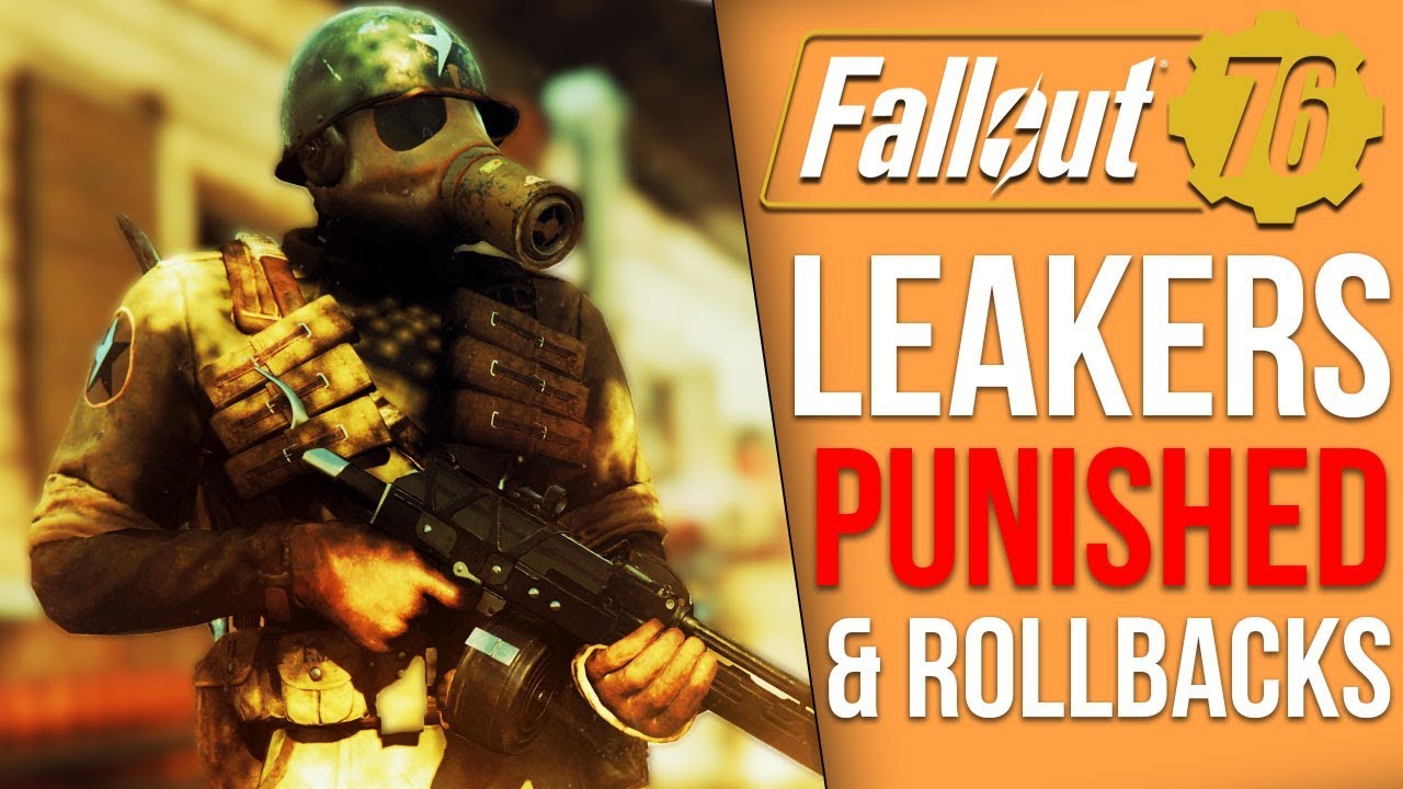 Fallout 76 News - Leakers Punished, User Rollbacks & Given 1000s of Atoms by Bethesda