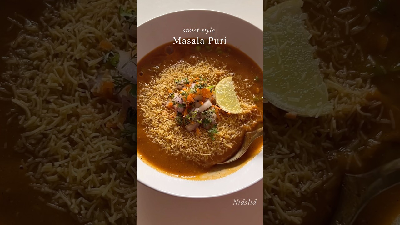 Bengaluru street style Masala Puri!