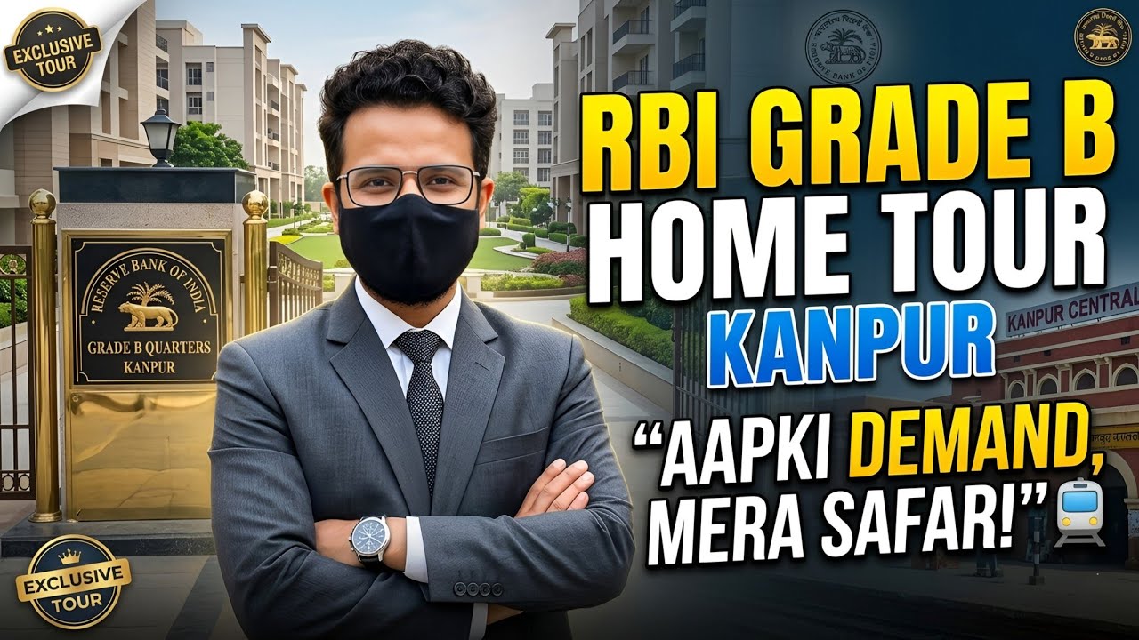 Aapki Demand, Mera Safar! 🚆 RBI Grade B Home Tour Kanpur