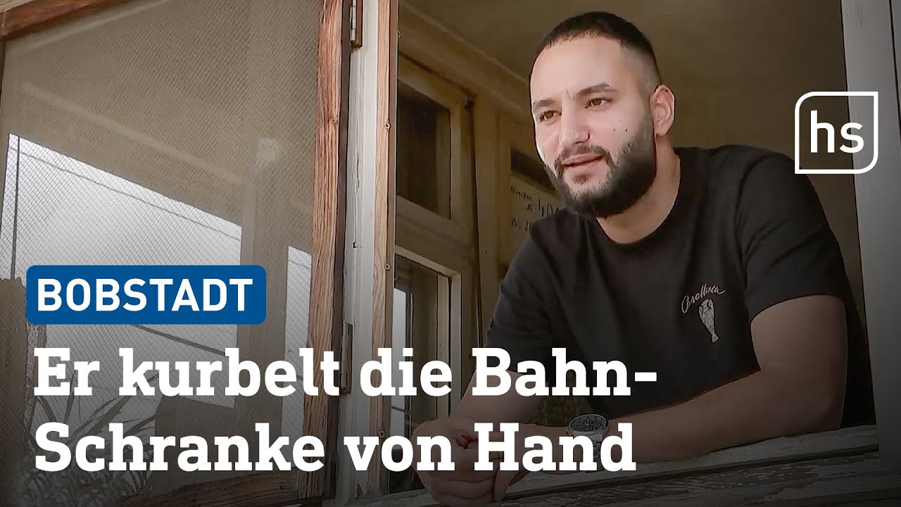 Ende für die alte Schranken-Kurbel in Bobstadt | hessenschau