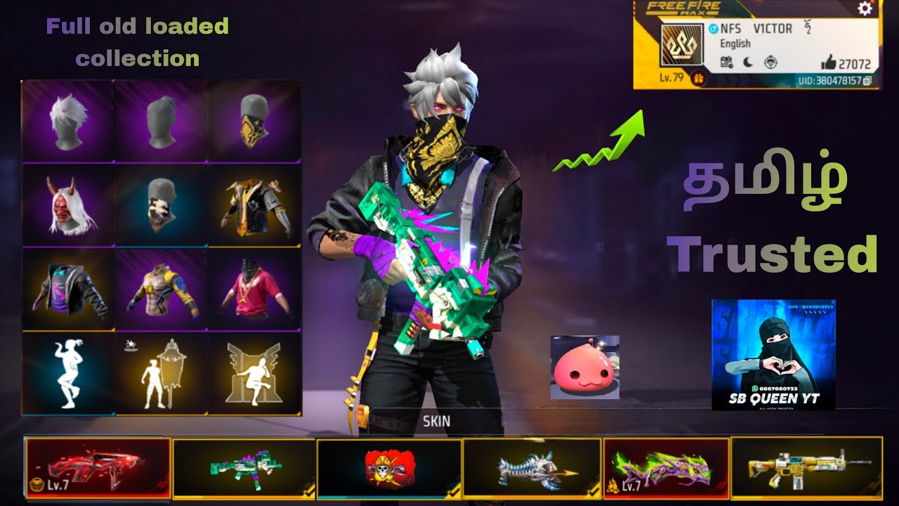 SB QUEEN ! - RAI HAIR WITH PREORDER WALL & CROSSBOW🆔💀5 MAXX💥#viral #video#freefire #freefiremax 