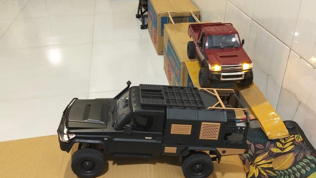 Remote Control Cars || RC Toyota Land Cruiser Bridge Challenge | Scale Off-Road Adventure