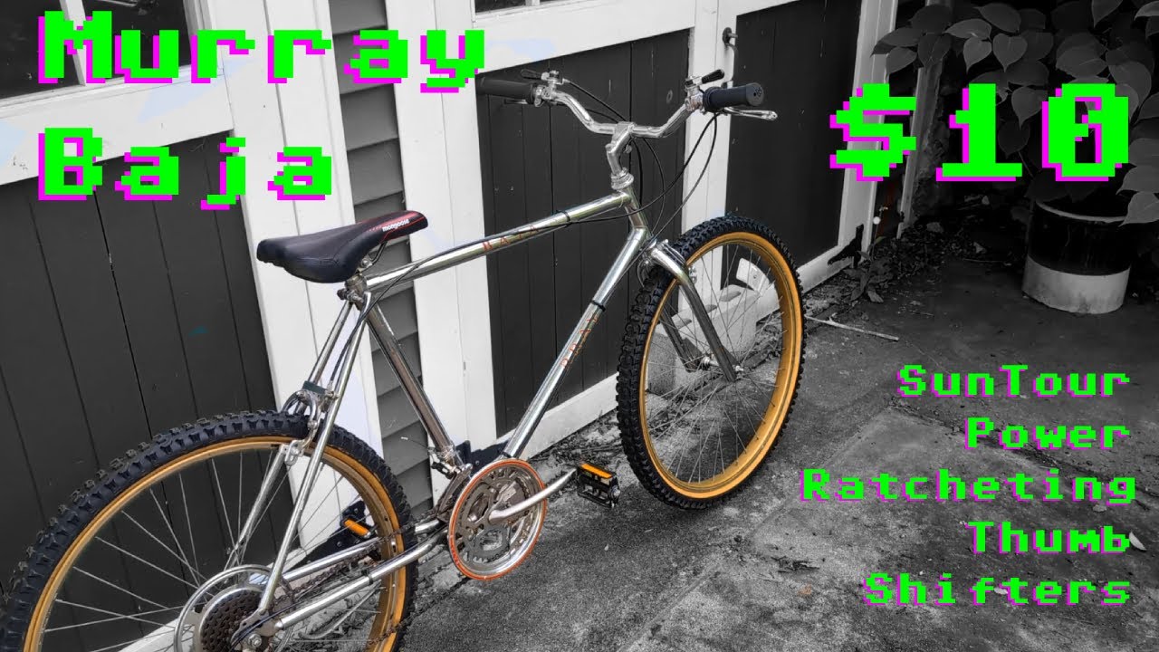 Murray - Baja : $10 SunTour Power Ratcheting thumb shifters