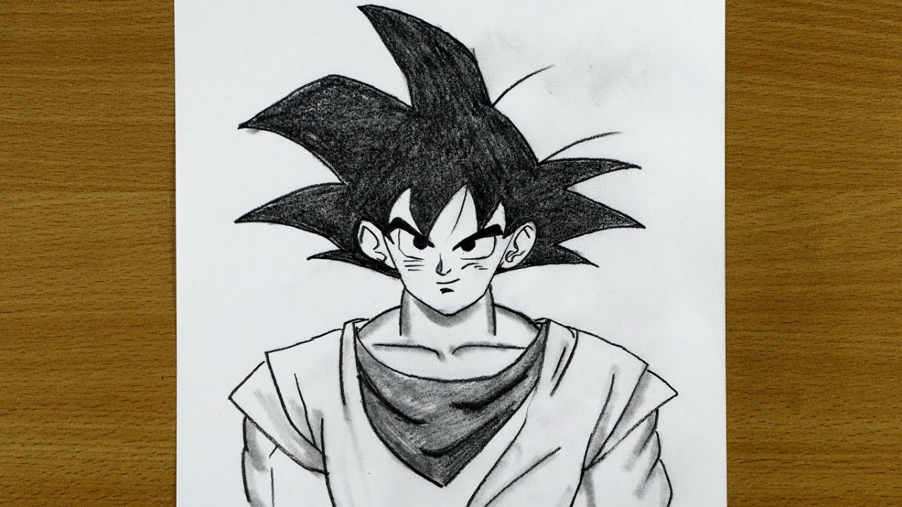 Easy Anime Drawing | How to Draw Son Goku Easy | Step by Step Tutorial | Drawing for Beginers