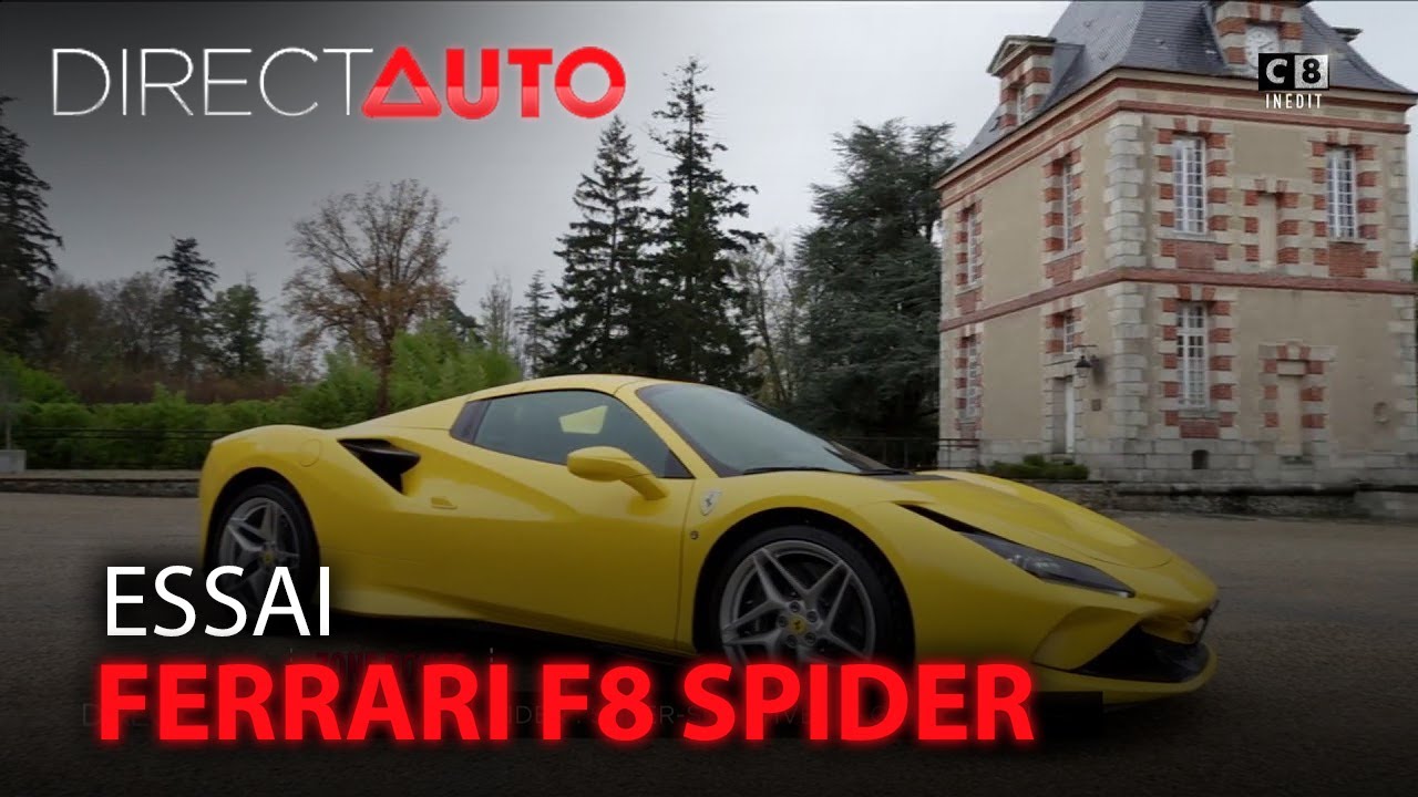 Ferrari F8 Spider : super-sportive au grand air !
