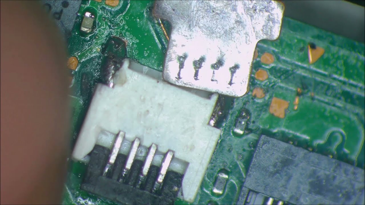 Nintendo switch backlight connector repair