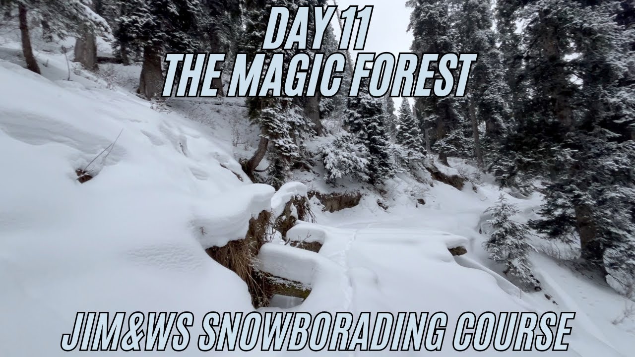 Gulmarg &ndash; Day 11 | Slalom Practice, Magic Forest & A Quiet Escape | JIM&WS Snowboarding course  Vlog