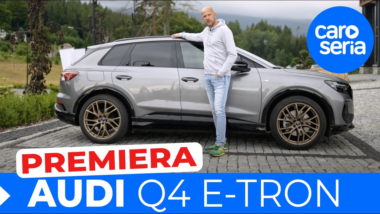 Elektryczne Audi Q4 e-tron, czyli aerodynamika im nie umyka! (TEST PL 4K) | CaroSeria