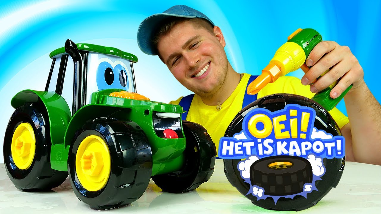 De speelgoedvrachtwagen heeft hulp nodig! Video's voor kinderen in het Vlaams.