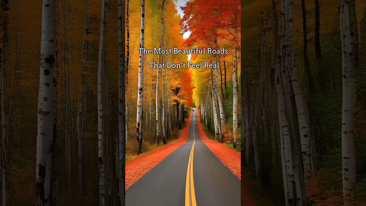 The Most Beautiful Roads on Earth That Don&rsquo;t Feel Real  #shorts #roads #earth