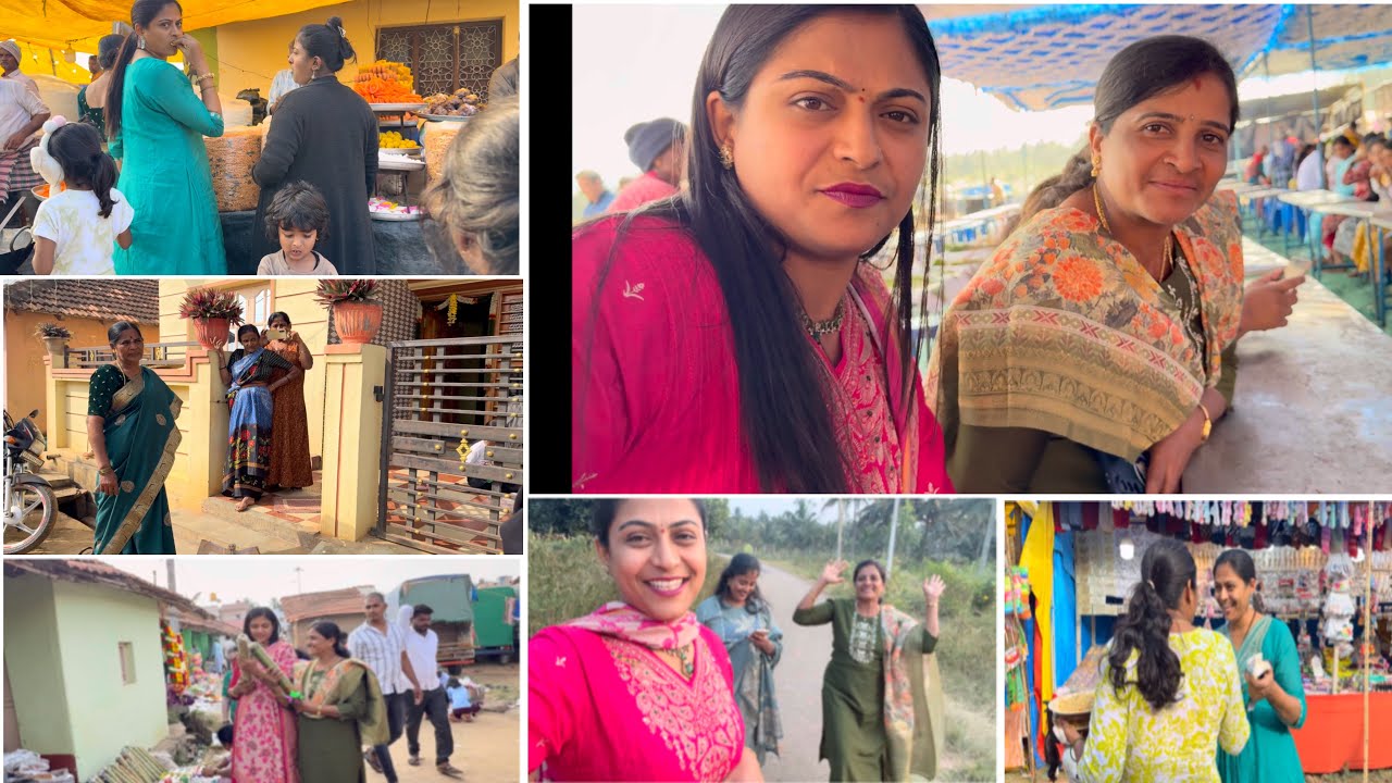 day 3 ನಮ್ಮೂರ ಹಬ್ಬದ vlog/😍ಅತ್ತೆ ಹಬ್ಬ ಬಿಟ್ಟು ಹೋಯ್ತು 🥹#sanjuvillagevlog