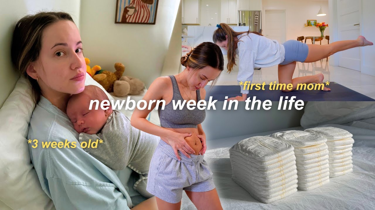 *FIRST TIME MOM* 👶🏻 life with a 3 week old newborn, C-section recovery, milk supply issues!