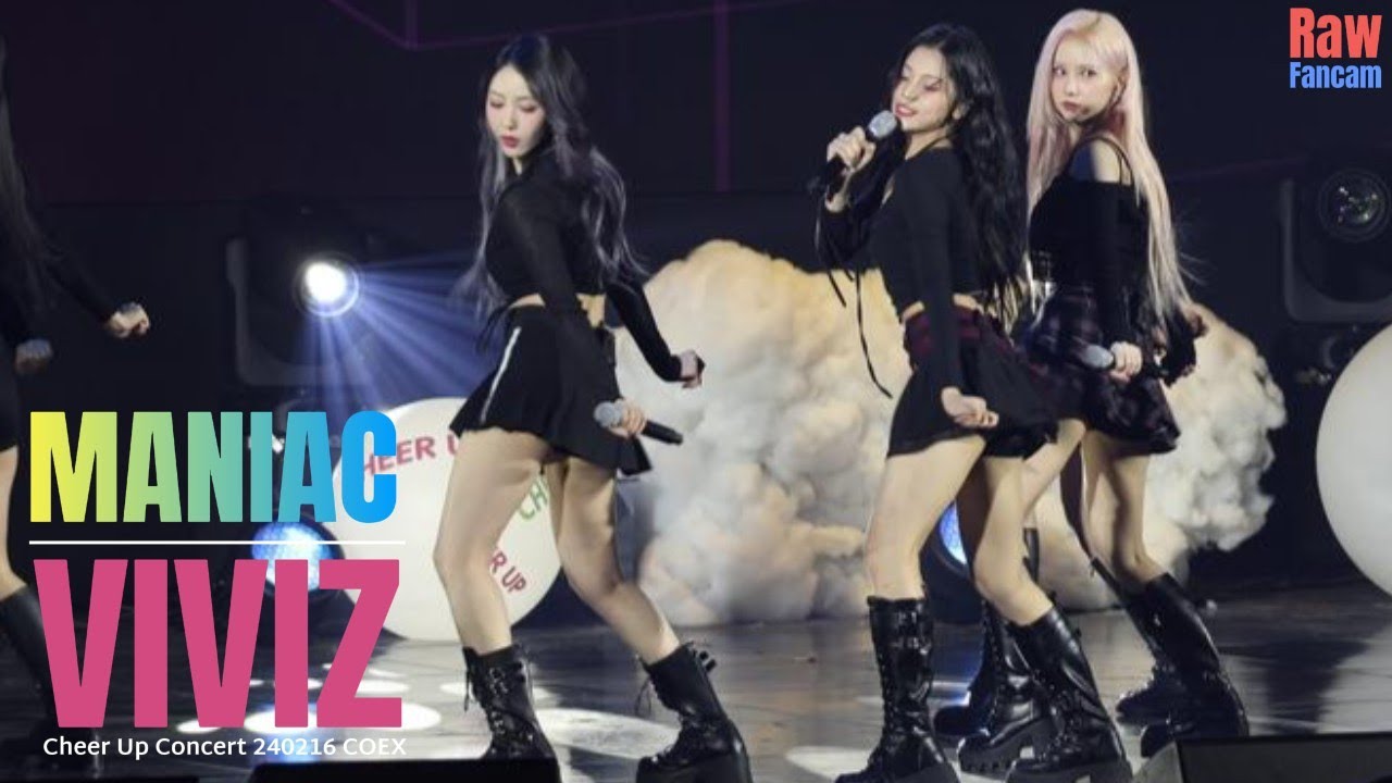 #VIVIZ #MANIAC Full Cam 4K 60p @240216 Cheer Up Concert #UMJI #SINB #EUNHA #엄지 #신비 #은하 #비비지 #매니악