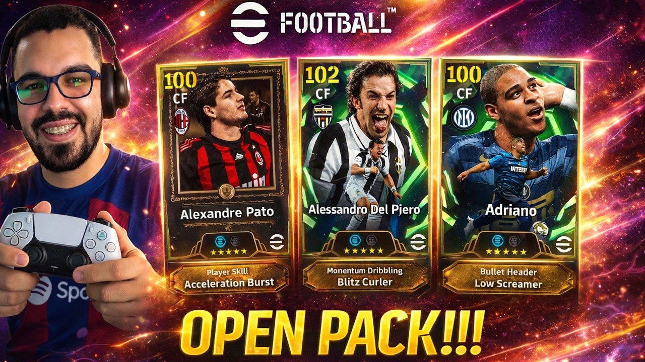 🚀 OPEN PACK NO EFOOTBALL 2026 - Live 182