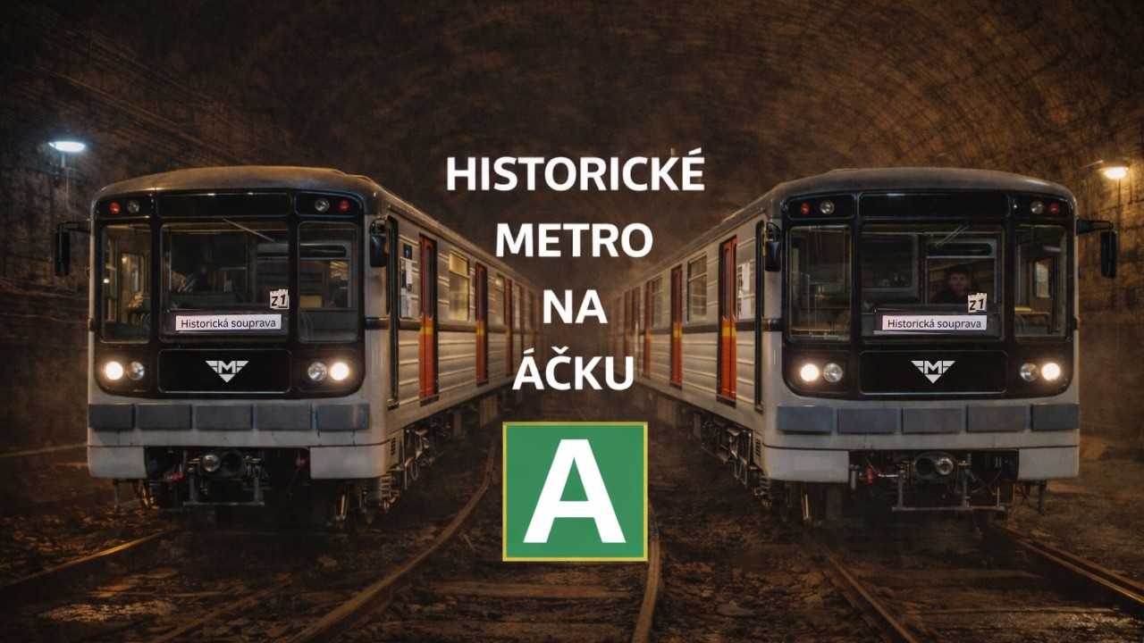 🚇 Historická souprava metra 81-71 na trase A | Zážitková turistika 7. 8. 2021