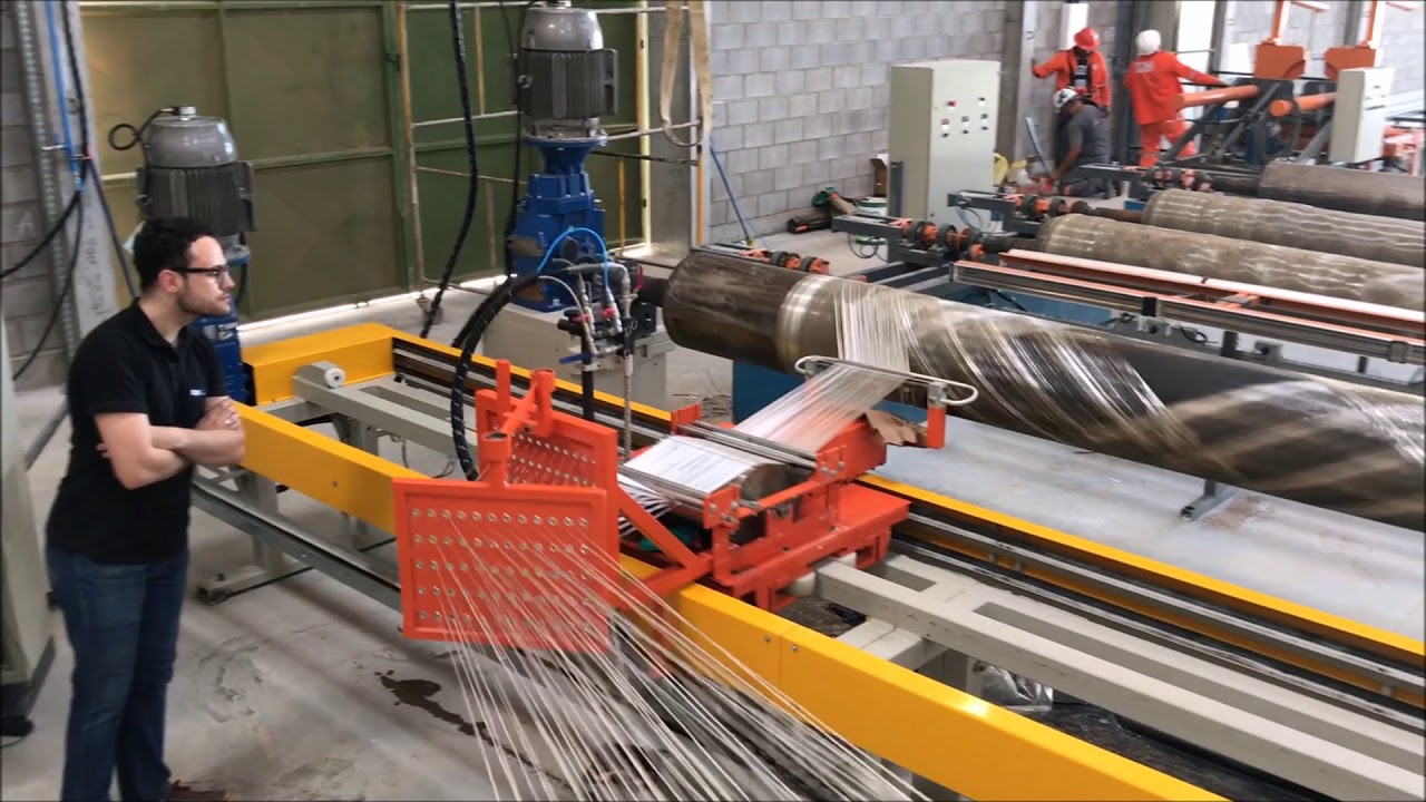 Linha de Equipamentos para Fabricação de Postes em PRFV Fibermaq